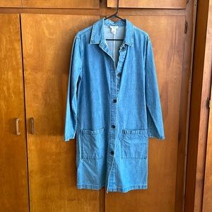 For the Republic Long Denim Chore Coat - Size M